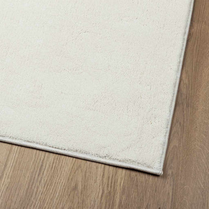 vidaXL Tapis OVIEDO Poil court Crème 200x200 cm