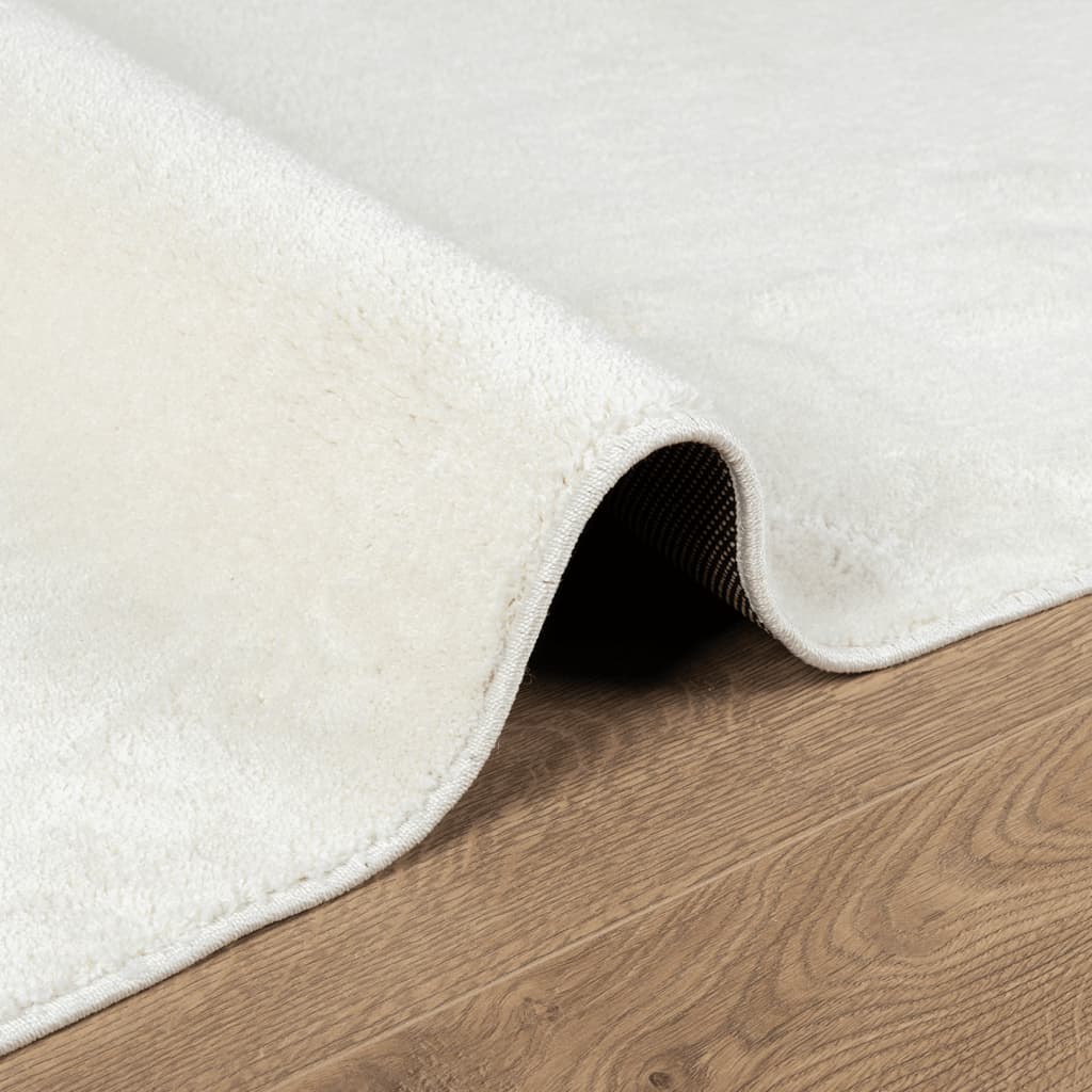 vidaXL Tapis OVIEDO Poil court Crème 200x280 cm
