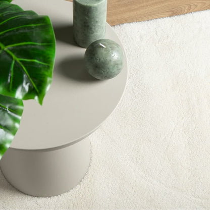 vidaXL Tapis OVIEDO Poil court Crème 200x280 cm