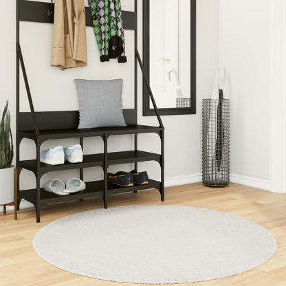 vidaXL Tapis OVIEDO Poil court Crème Ø 120 cm
