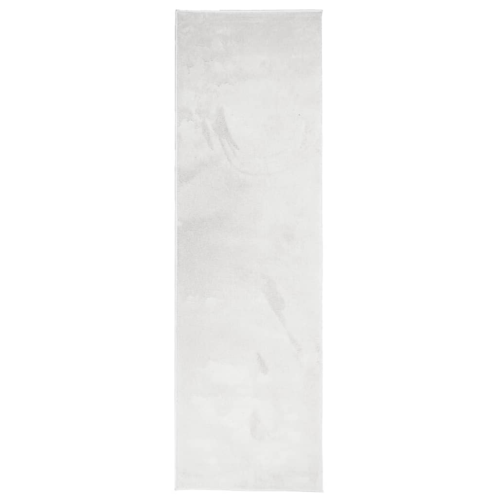 vidaXL Tapis OVIEDO Poil court Gris 80x250 cm