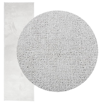 vidaXL Tapis OVIEDO Poil court Gris 80x250 cm