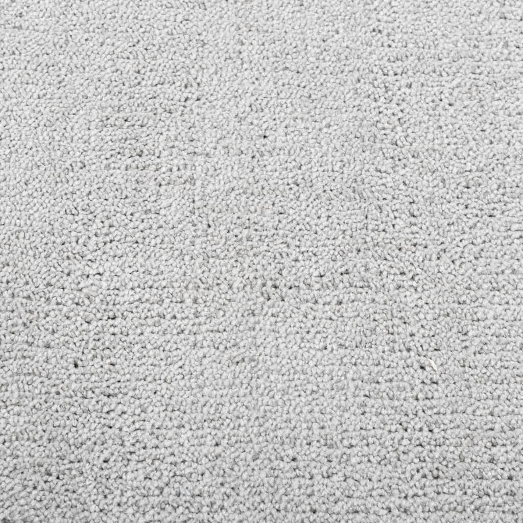 vidaXL Tapis OVIEDO Poil court Gris 80x250 cm