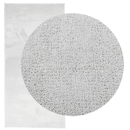 vidaXL Teppich OVIEDO Kurzflor Grau 100x200 cm