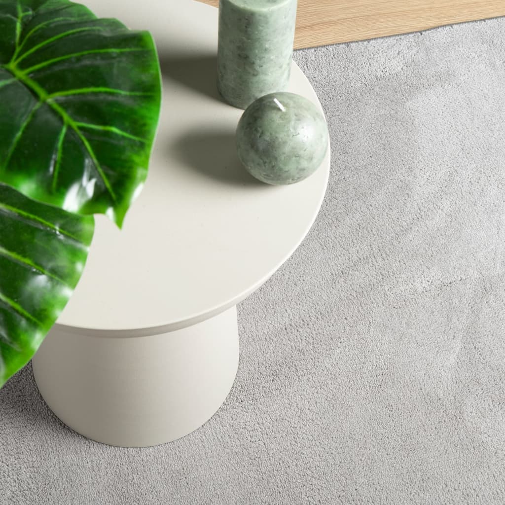 vidaXL Teppich OVIEDO Kurzflor Grau 120x170 cm
