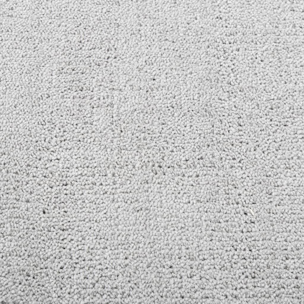 vidaXL Teppich OVIEDO Kurzflor Grau 120x170 cm