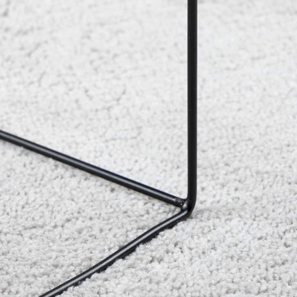 vidaXL Tapis OVIEDO Poil court Gris 200x280 cm