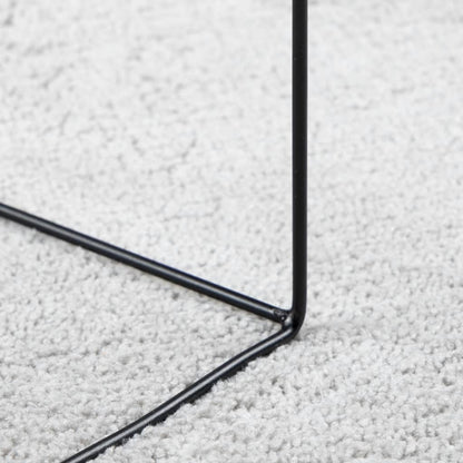 vidaXL Tapis OVIEDO Poil court Gris 200x280 cm