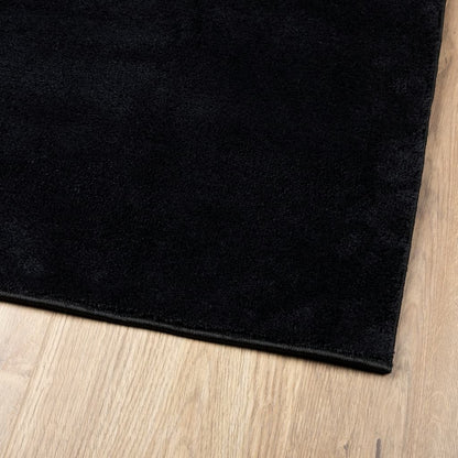 vidaXL Tapis OVIEDO Poil Court Noir 200x200 cm