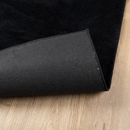 vidaXL Tapis OVIEDO Poil Court Noir 200x200 cm