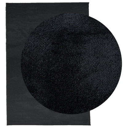 vidaXL Tapis OVIEDO Poils courts Noir 200x280 cm