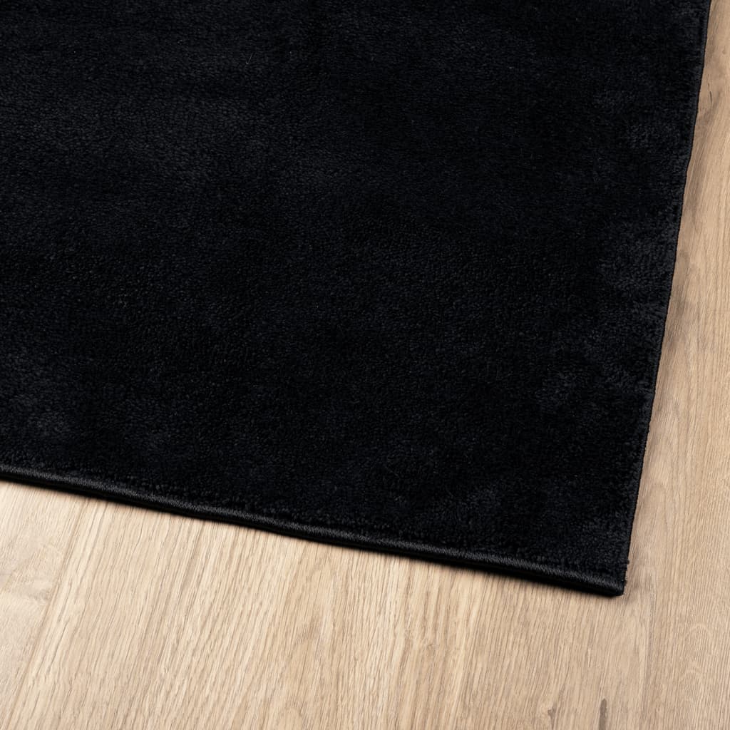 vidaXL Tapis OVIEDO Poils courts Noir 200x280 cm
