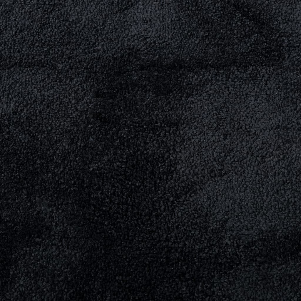 vidaXL Tapis OVIEDO Poils courts Noir 200x280 cm