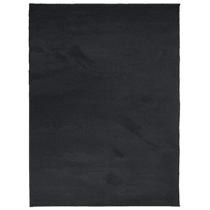 vidaXL Tapis OVIEDO Poils courts Noir 240x340 cm