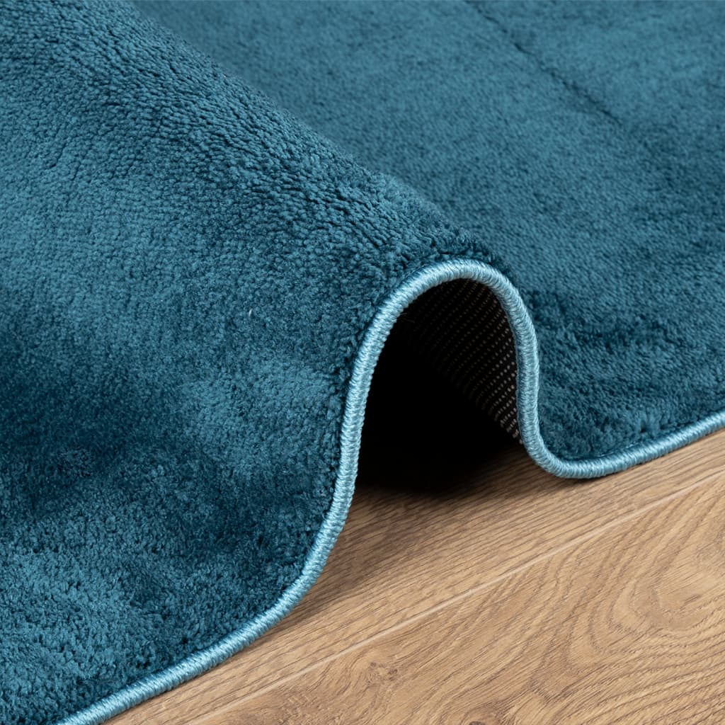 vidaXL Teppich OVIEDO Kurzflor Türkis 200x280 cm
