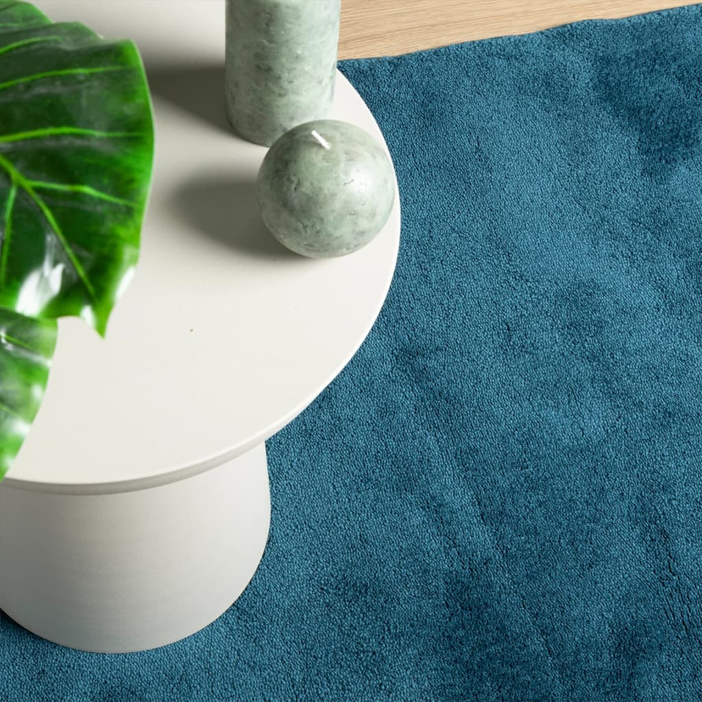 vidaXL Teppich OVIEDO Kurzflor Türkis 240x340 cm