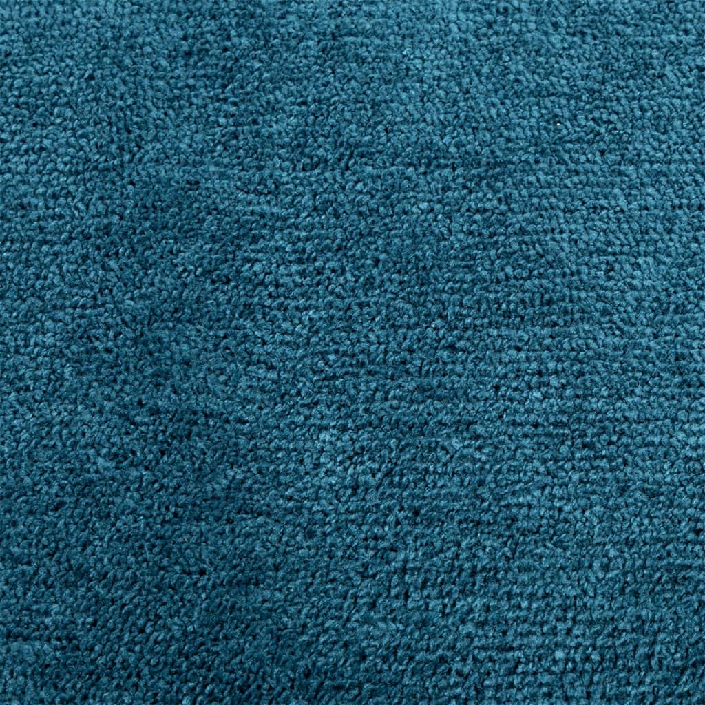 vidaXL Teppich OVIEDO Kurzflor Türkis Ø 200 cm