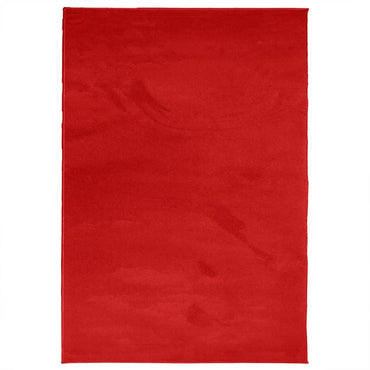 vidaXL Teppich OVIEDO Kurzflor Rot 140x200 cm