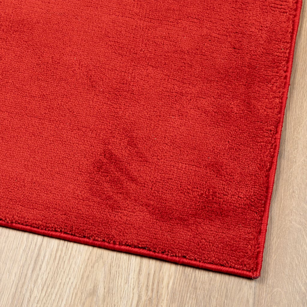 vidaXL Teppich OVIEDO Kurzflor Rot 140x200 cm