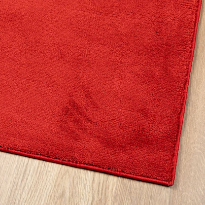 vidaXL Teppich OVIEDO Kurzflor Rot 140x200 cm