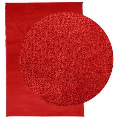 vidaXL Teppich OVIEDO Kurzflor Rot 160x230 cm