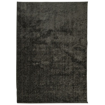 vidaXL Teppich ISTAN Hochflor Glänzend Anthrazit 140x200 cm