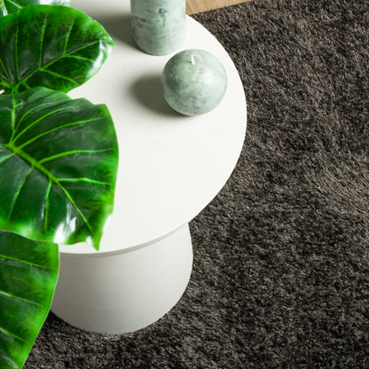 vidaXL Teppich ISTAN Hochflor Glänzend Anthrazit 200x280 cm