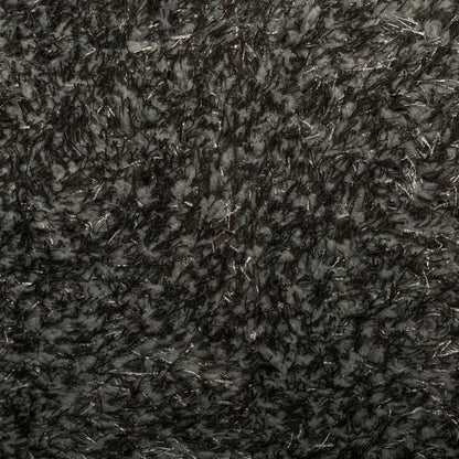 vidaXL Teppich ISTAN Hochflor Glänzend Anthrazit Ø 100 cm