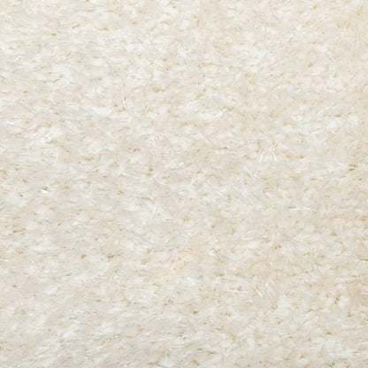 vidaXL Teppich ISTAN Hochflor Glänzend Creme 140x200 cm
