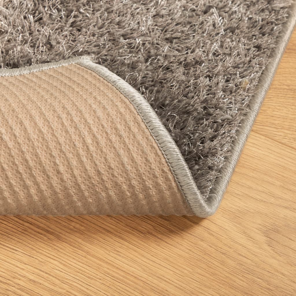 vidaXL Teppich ISTAN Hochflor Glänzend Grau 200x280 cm