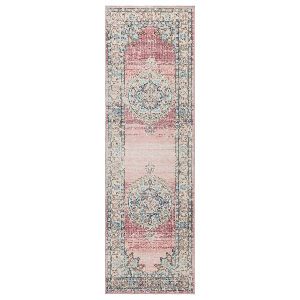vidaXL Teppich ARBIZU Indoor und Outdoor Vintage-Design 80x250 cm