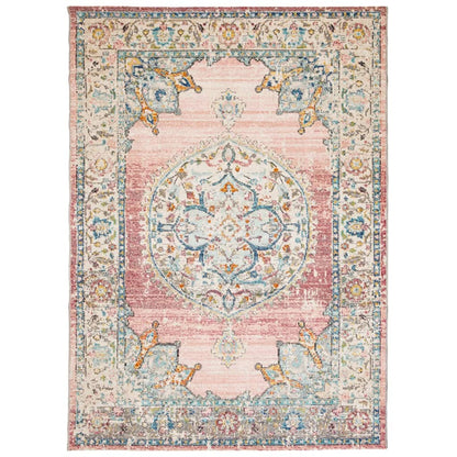 vidaXL Teppich ARBIZU Indoor und Outdoor Vintage-Design 200x280 cm