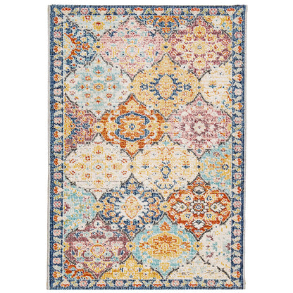 vidaXL Teppich ARBIZU Indoor und Outdoor Vintage-Design 160x230 cm