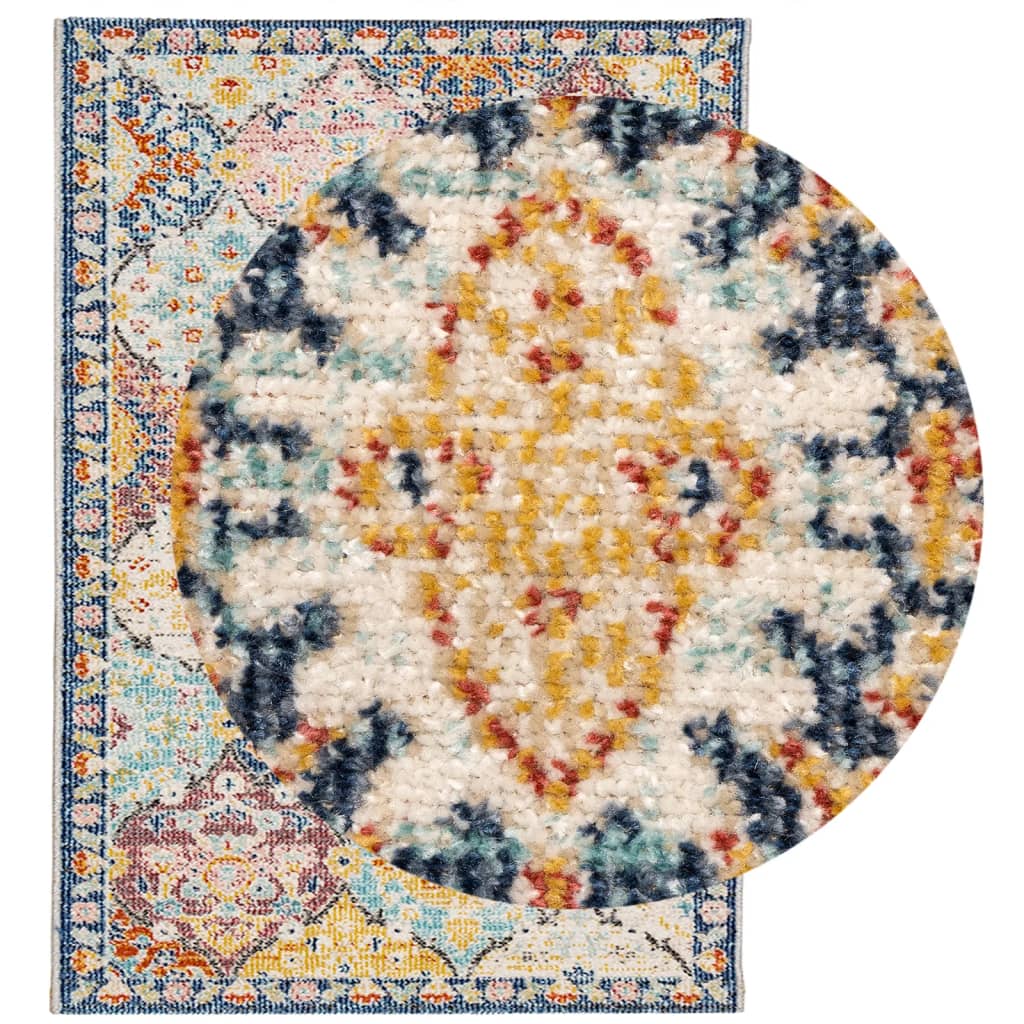 vidaXL Teppich ARBIZU Indoor und Outdoor Vintage-Design 160x230 cm