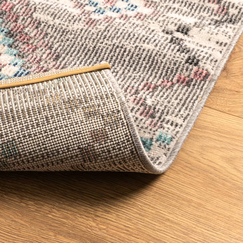 vidaXL Teppich ARBIZU Indoor und Outdoor Vintage-Design 160x230 cm