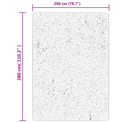 vidaXL Teppich ARBIZU Indoor und Outdoor Vintage-Design 200x280 cm