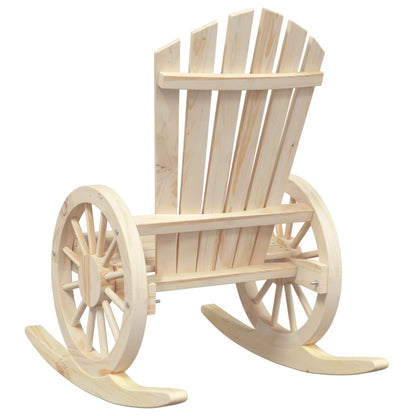 vidaXL Adirondack-Schaukelstühle 2 Stk. Massivholz Tanne