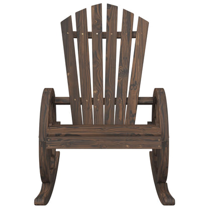 vidaXL Adirondack-Schaukelstühle 2 Stk. Massivholz Tanne