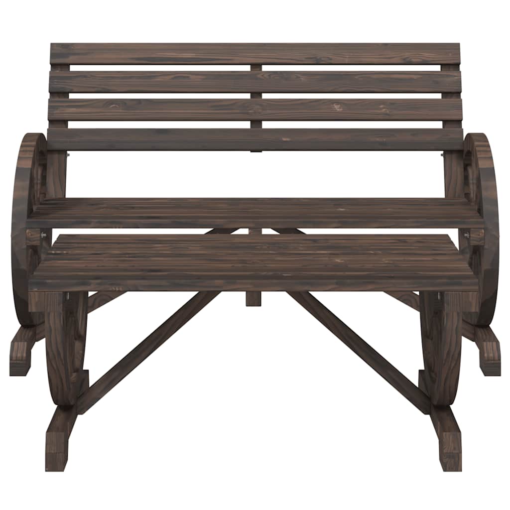 vidaXL Salon de jardin 4 pcs Bois de sapin massif