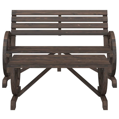 vidaXL Salon de jardin 4 pcs Bois de sapin massif