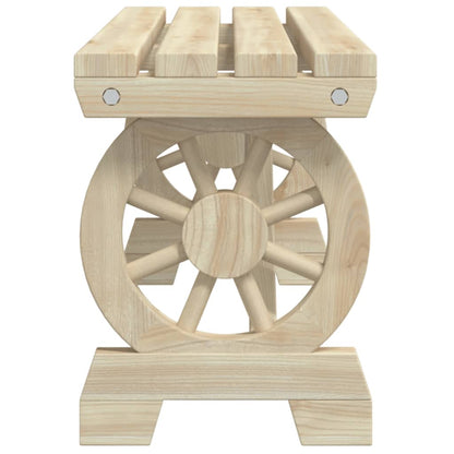 vidaXL Bancs de jardin 2 pcs Bois de sapin massif