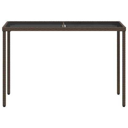 vidaXL 5-tlg. Garten-Essgruppe mit Kissen Braun Poly Rattan