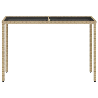 vidaXL Salon de jardin 5 pcs avec coussins mélange beige résine tressée