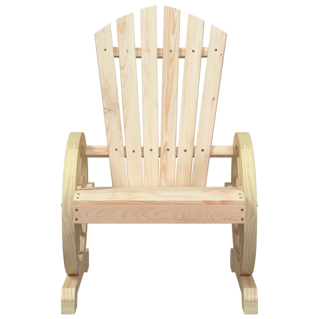 vidaXL Chaise de jardin Adirondack en sapin massif