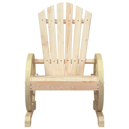 vidaXL Chaise de jardin Adirondack en sapin massif