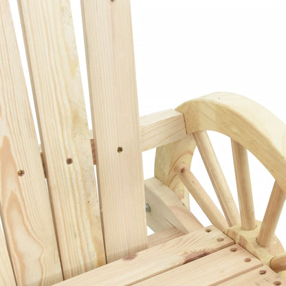 vidaXL Chaise de jardin Adirondack en sapin massif