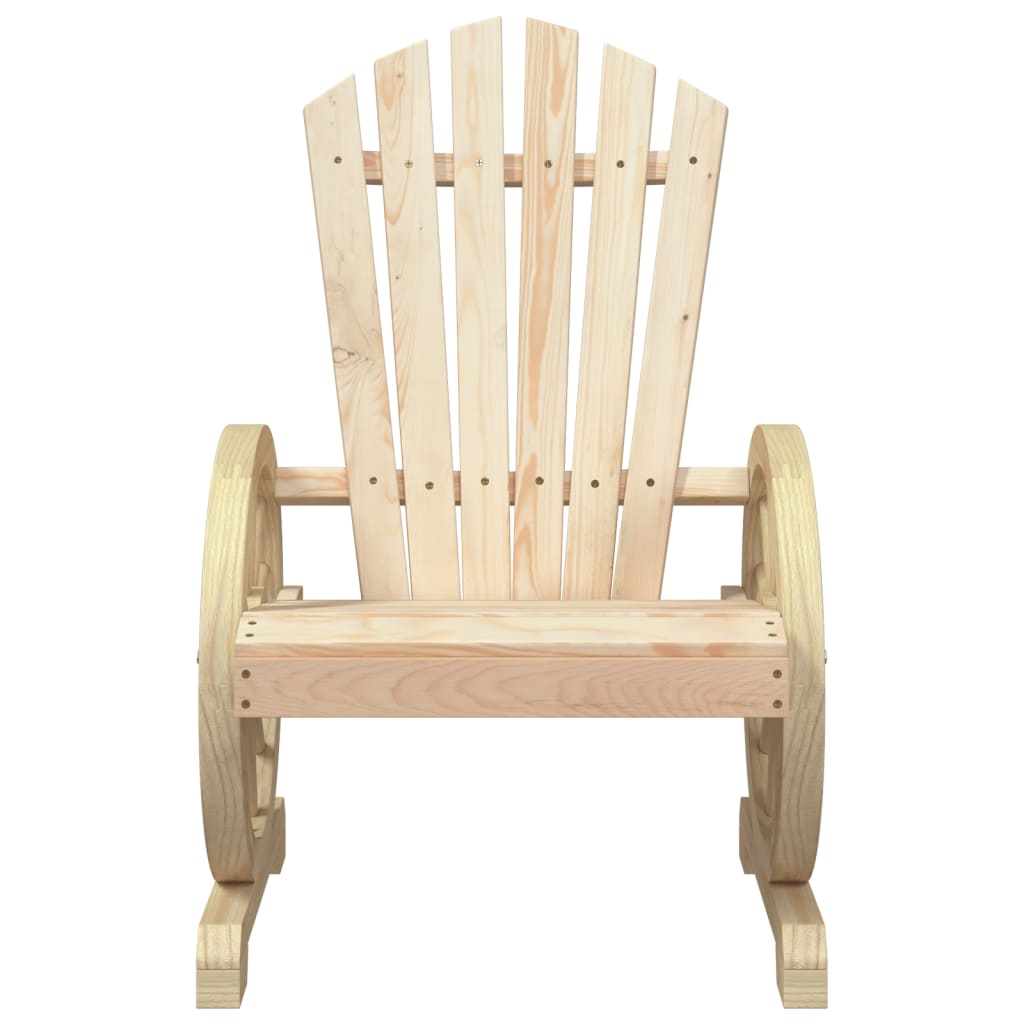 vidaXL Chaises de jardin Adirondack 2 pcs Bois de sapin massif