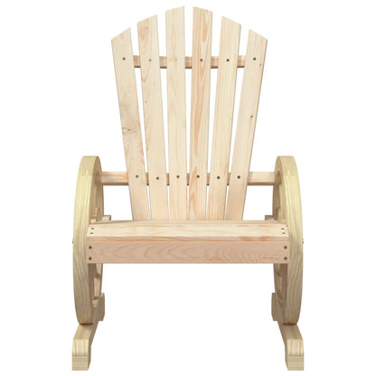 vidaXL Chaises de jardin Adirondack 2 pcs Bois de sapin massif