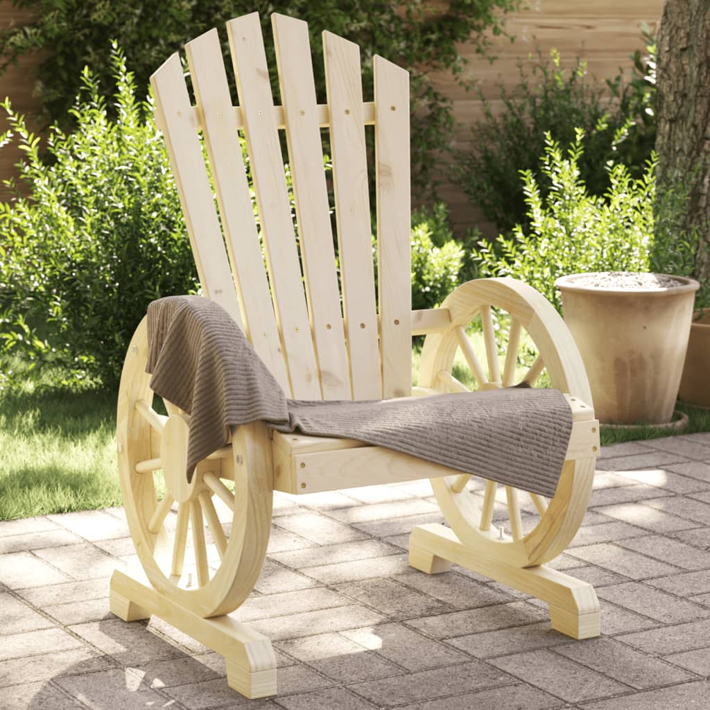 vidaXL Chaises de jardin Adirondack 2 pcs Bois de sapin massif