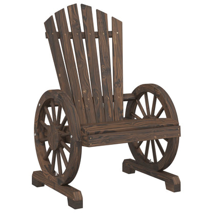 vidaXL Adirondack-Gartenstühle 2 Stk. Massivholz Tanne
